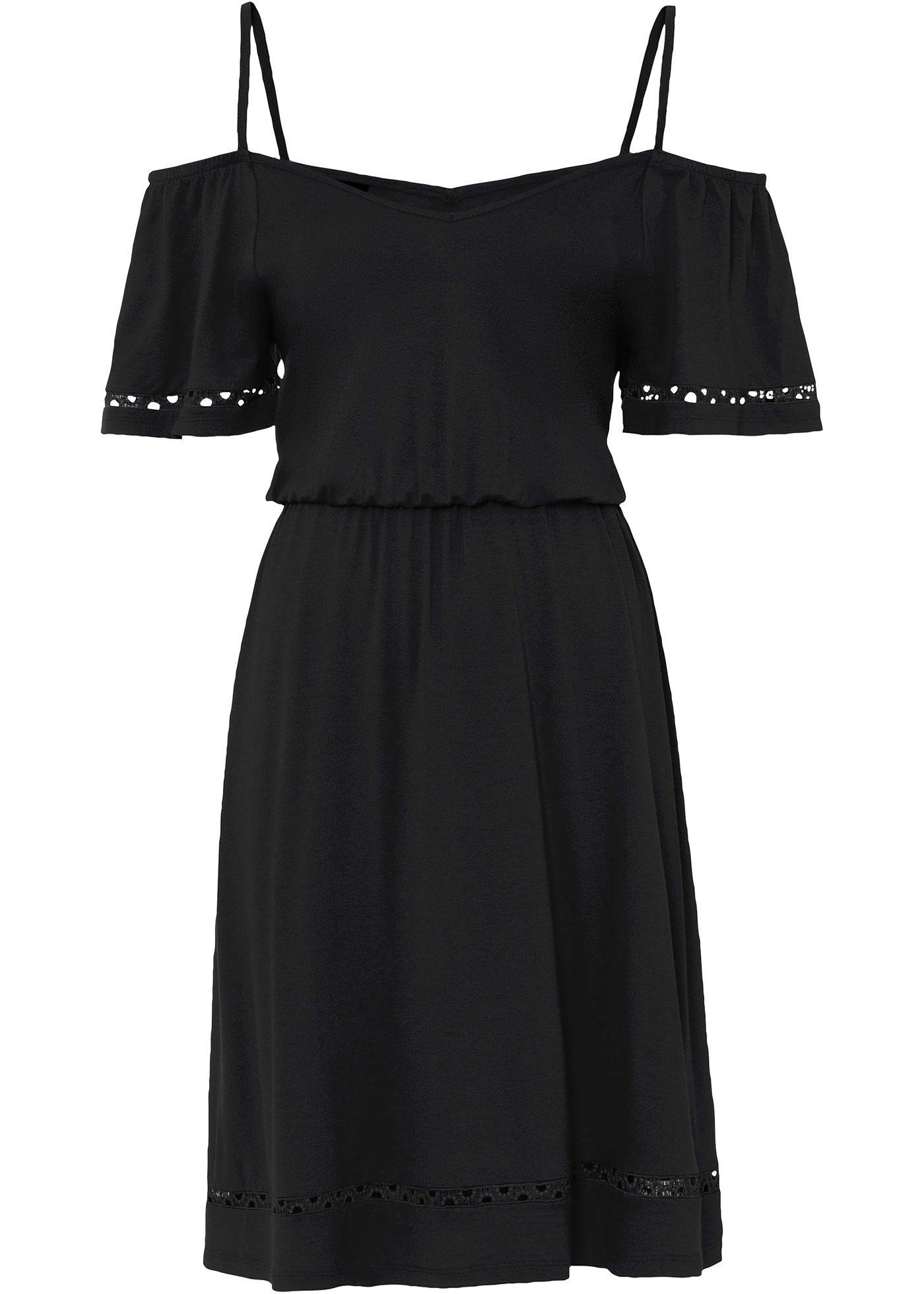 Robe en jersey à découpes en viscose durable