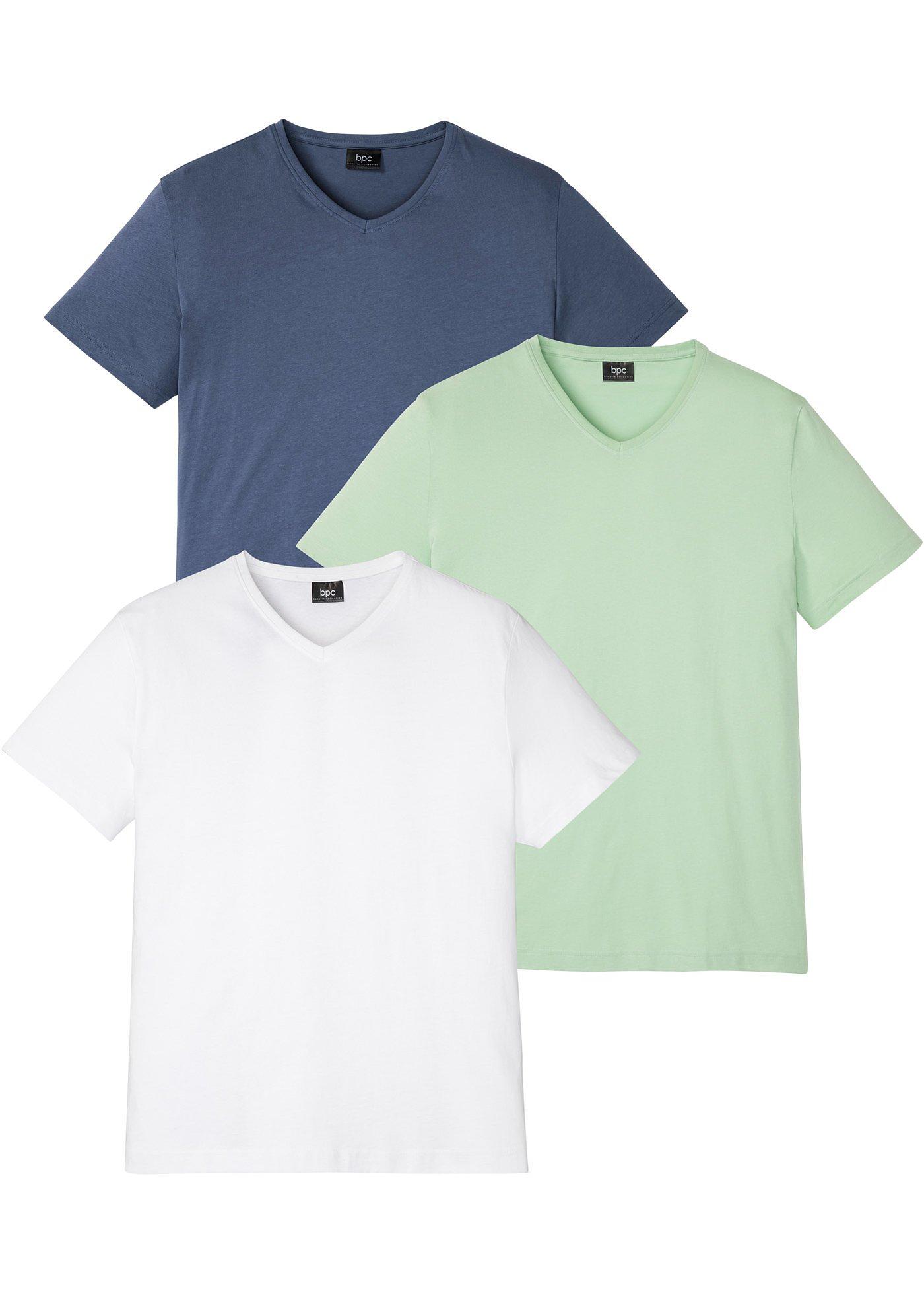 Lot de 3 T-shirts col en V