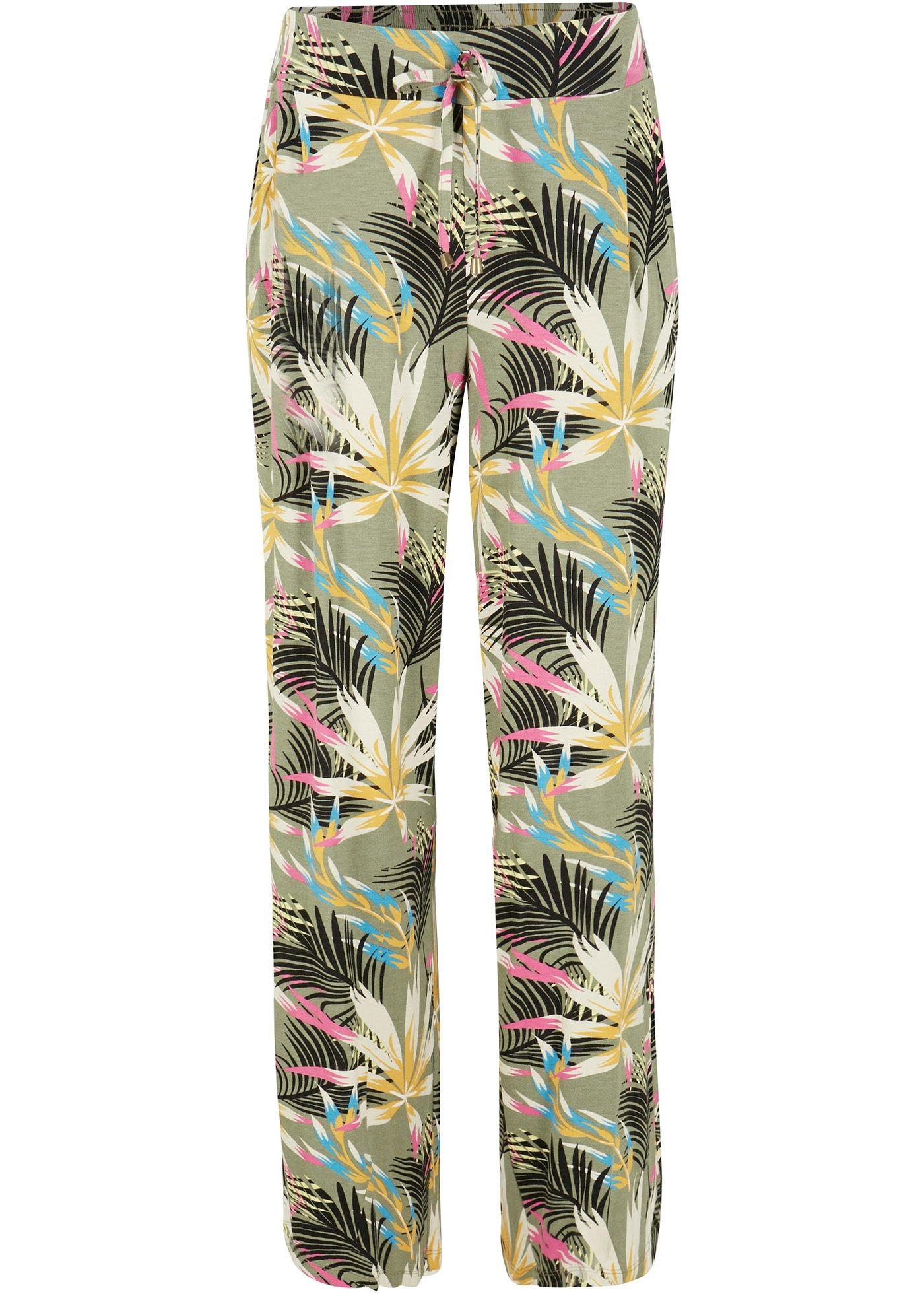 Pantalon palazzo avec taille élastique confortable