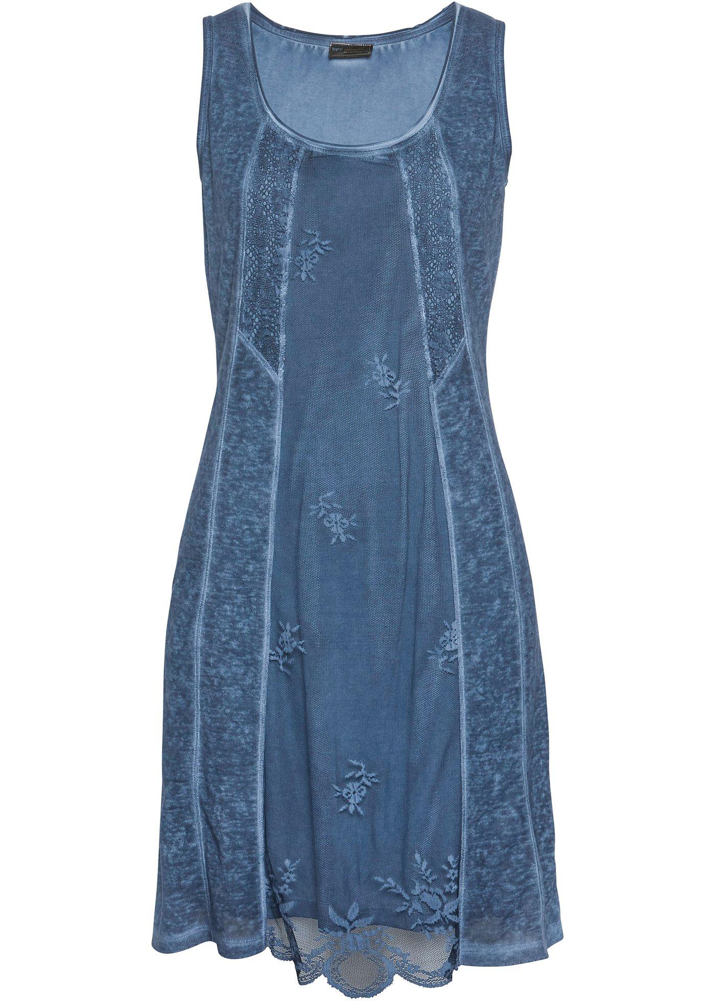 Robe en jersey look vieilli