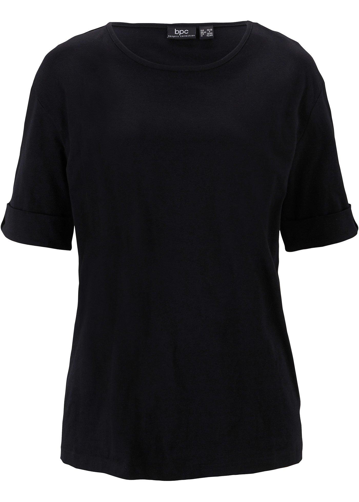 T-shirt court-long demi-manches