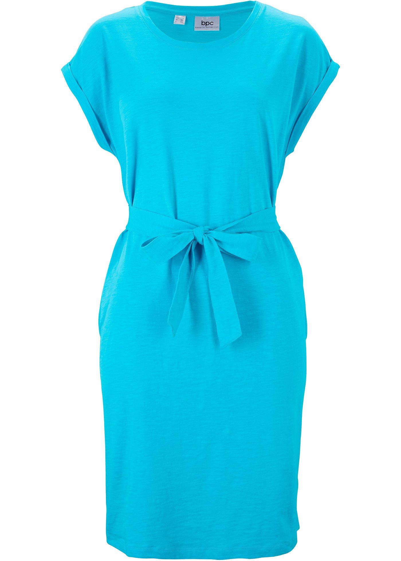 Robe T-shirt avec lien à nouer