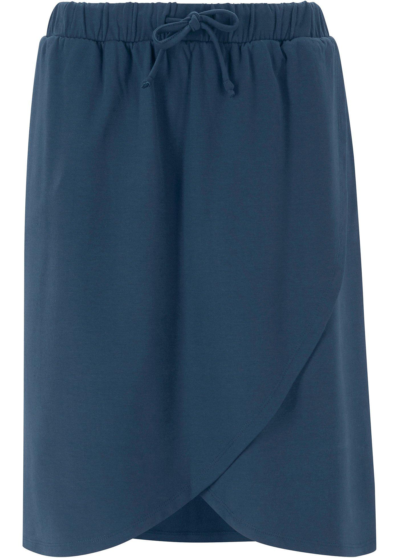 Jupe fluide style portefeuille