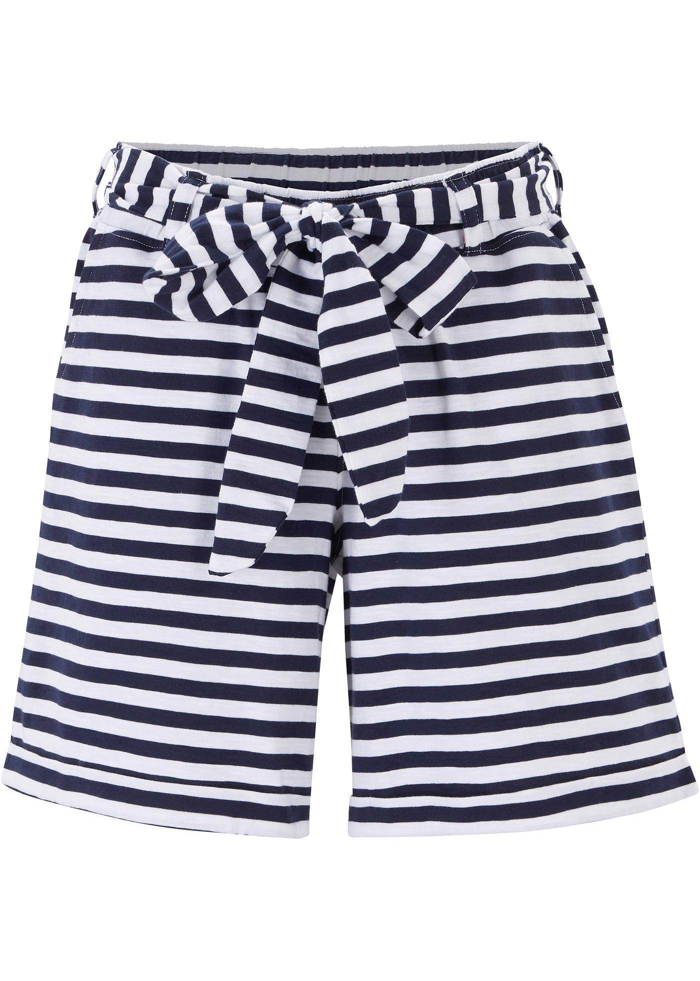 Bermuda fluide avec lien à nouer