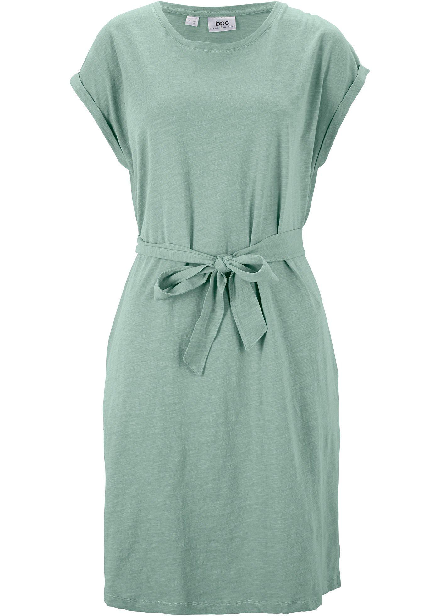 Robe T-shirt avec lien à nouer