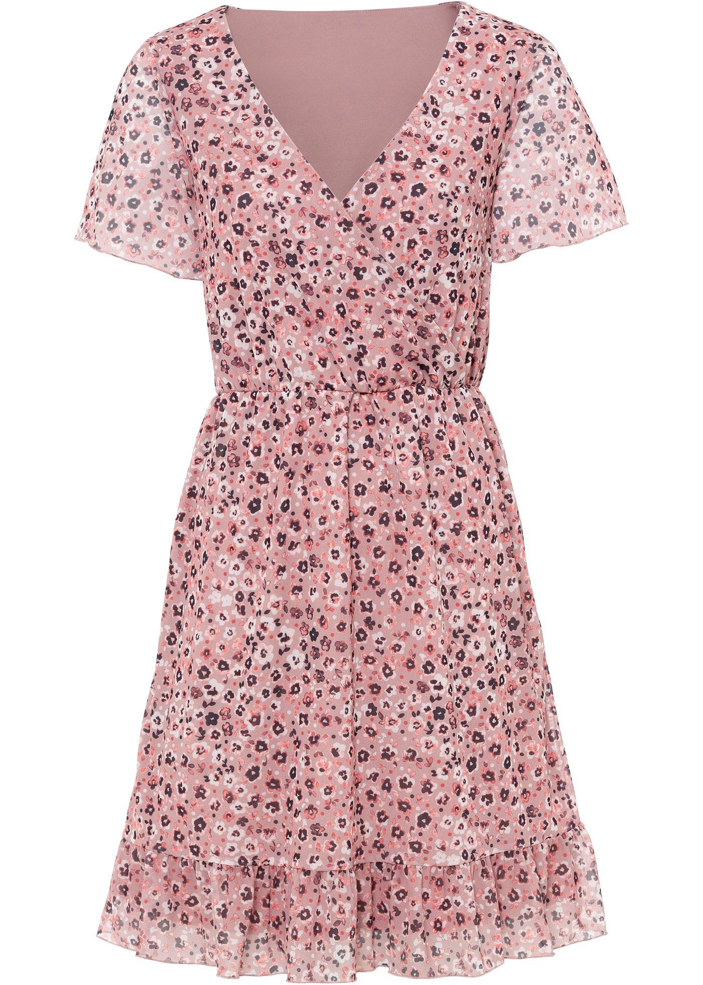 Robe en mesh imprimée