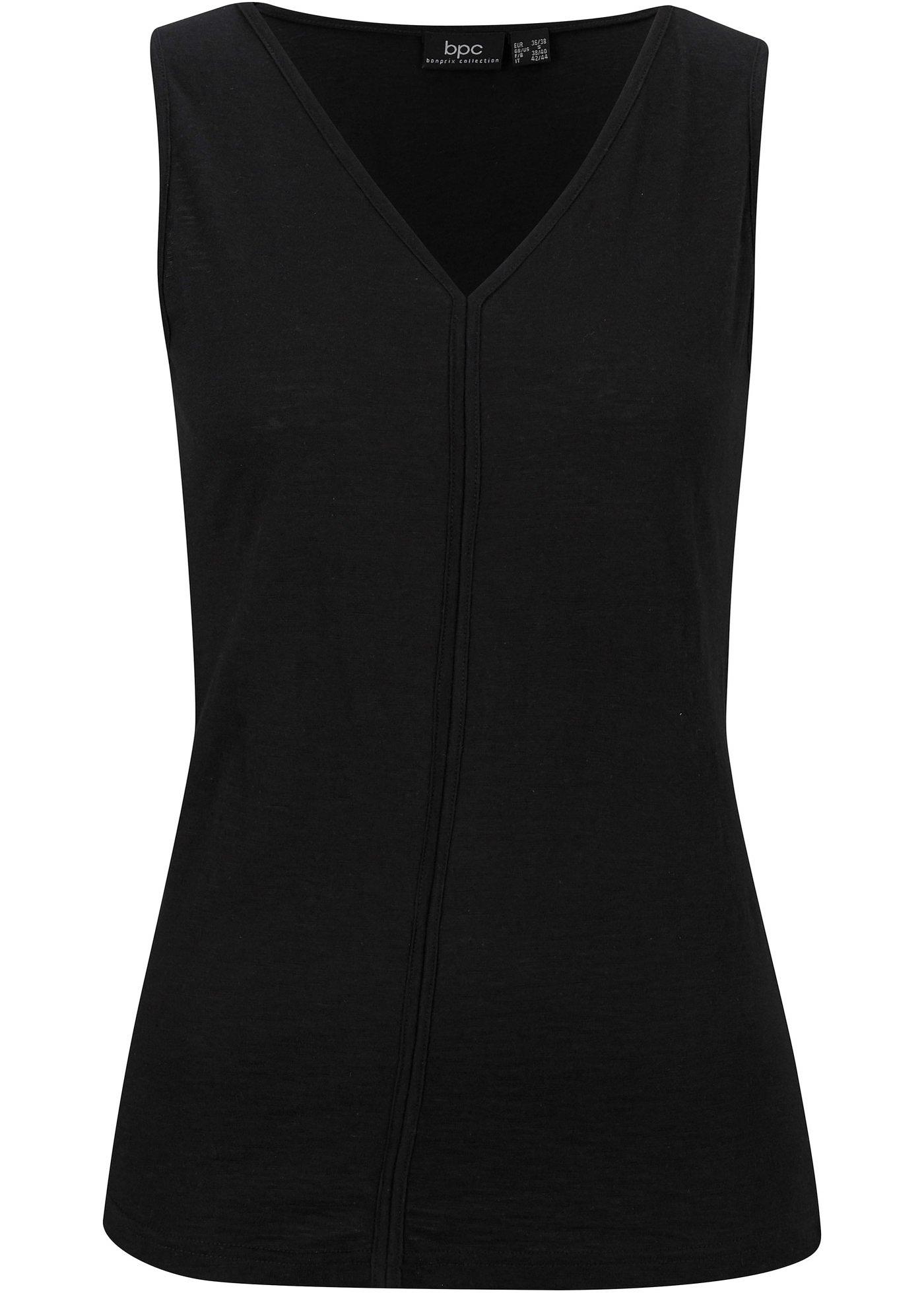 Top T-shirt avec col V