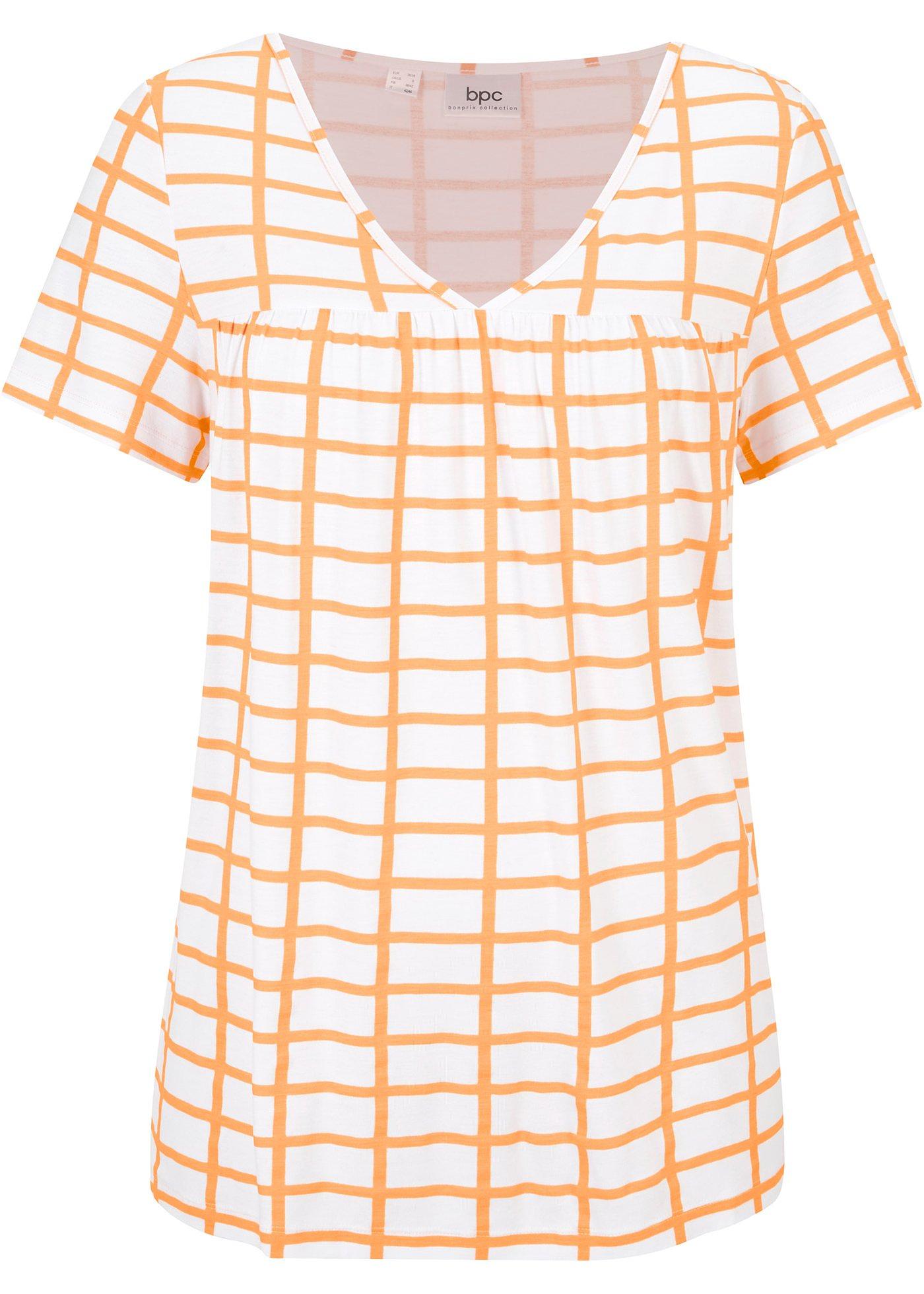 T-shirt blouse à décolleté en V