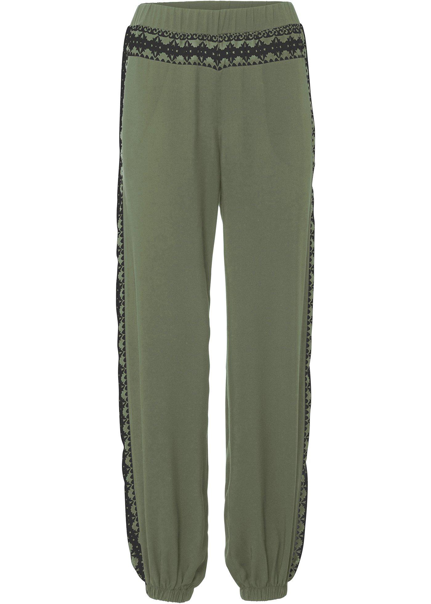 Pantalon sarouel avec empiècements