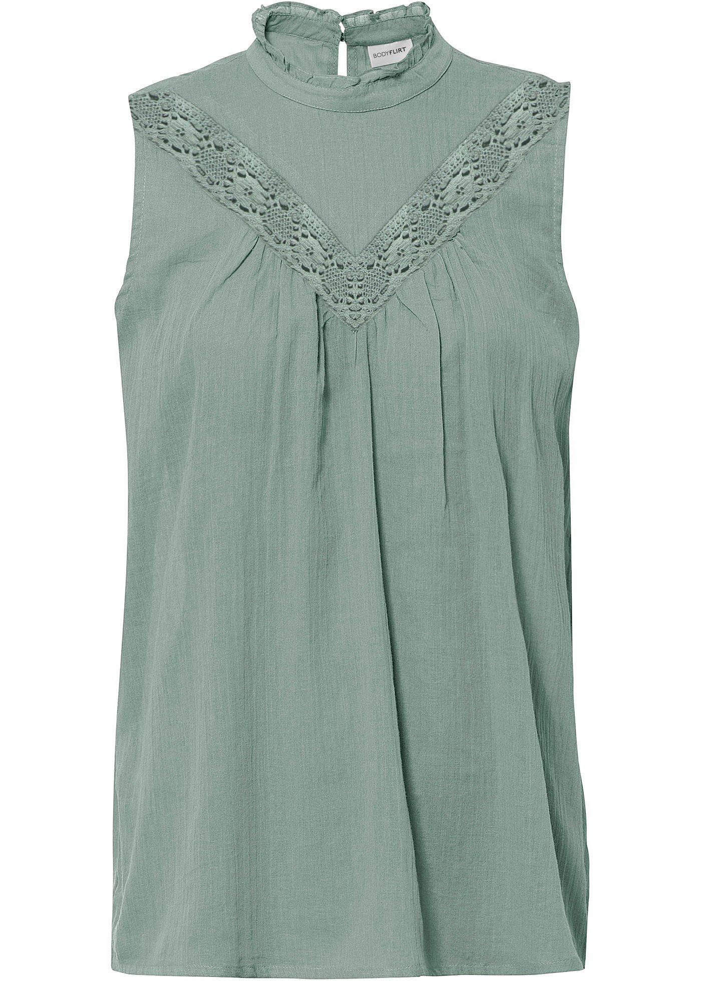 Top-blouse à dentelle