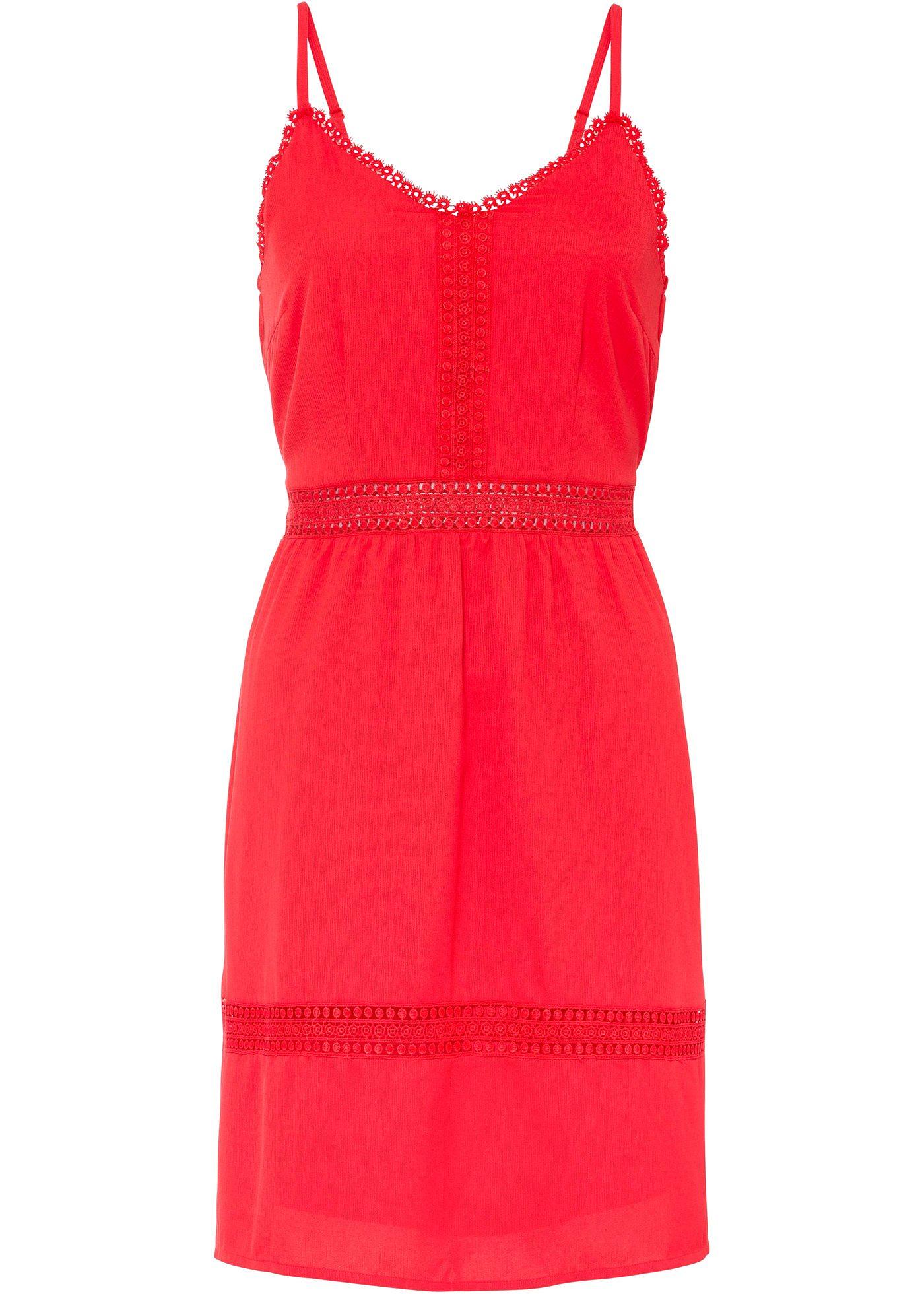 Robe à empiècement dentelle