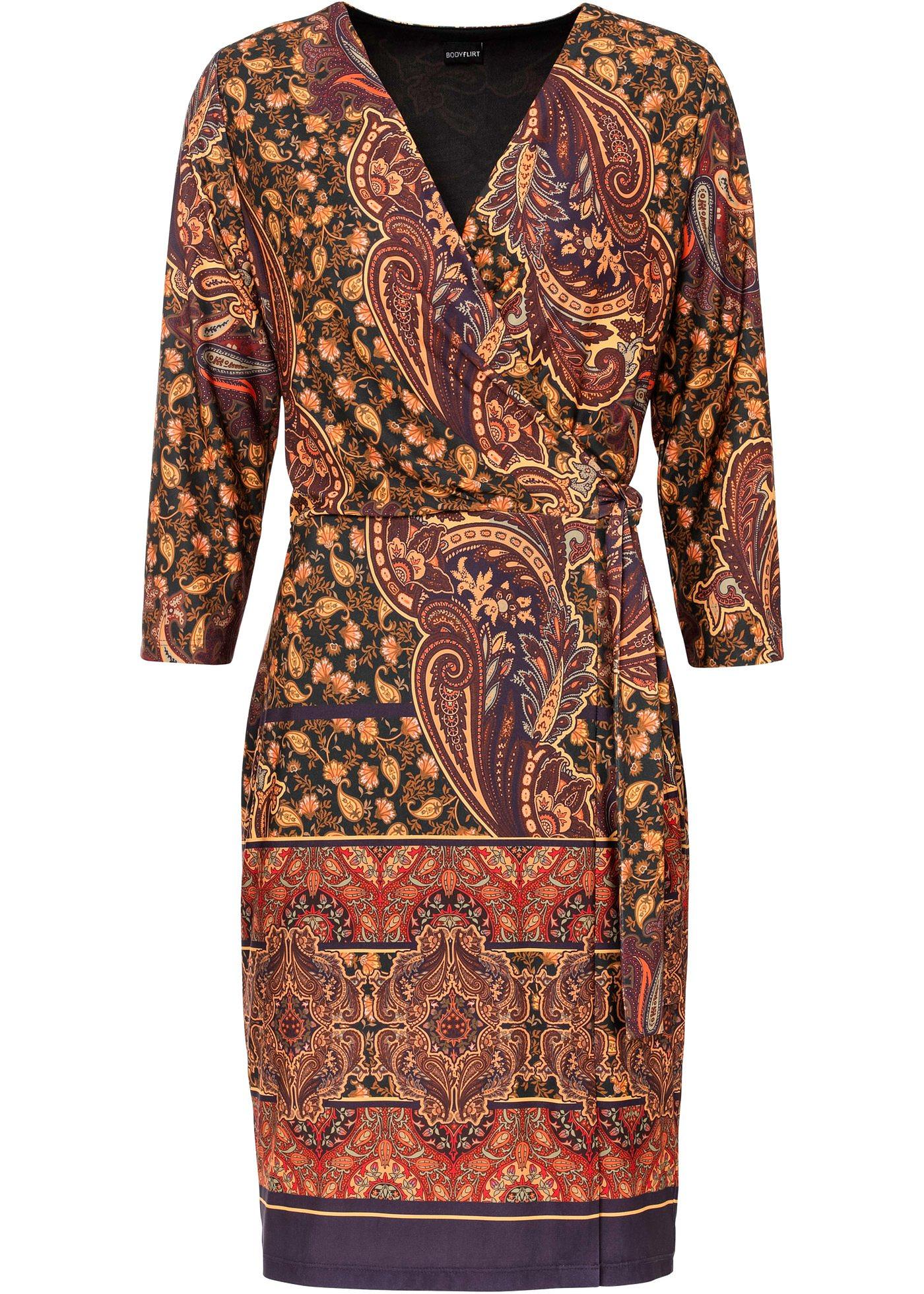 Robe en jersey à imprimé