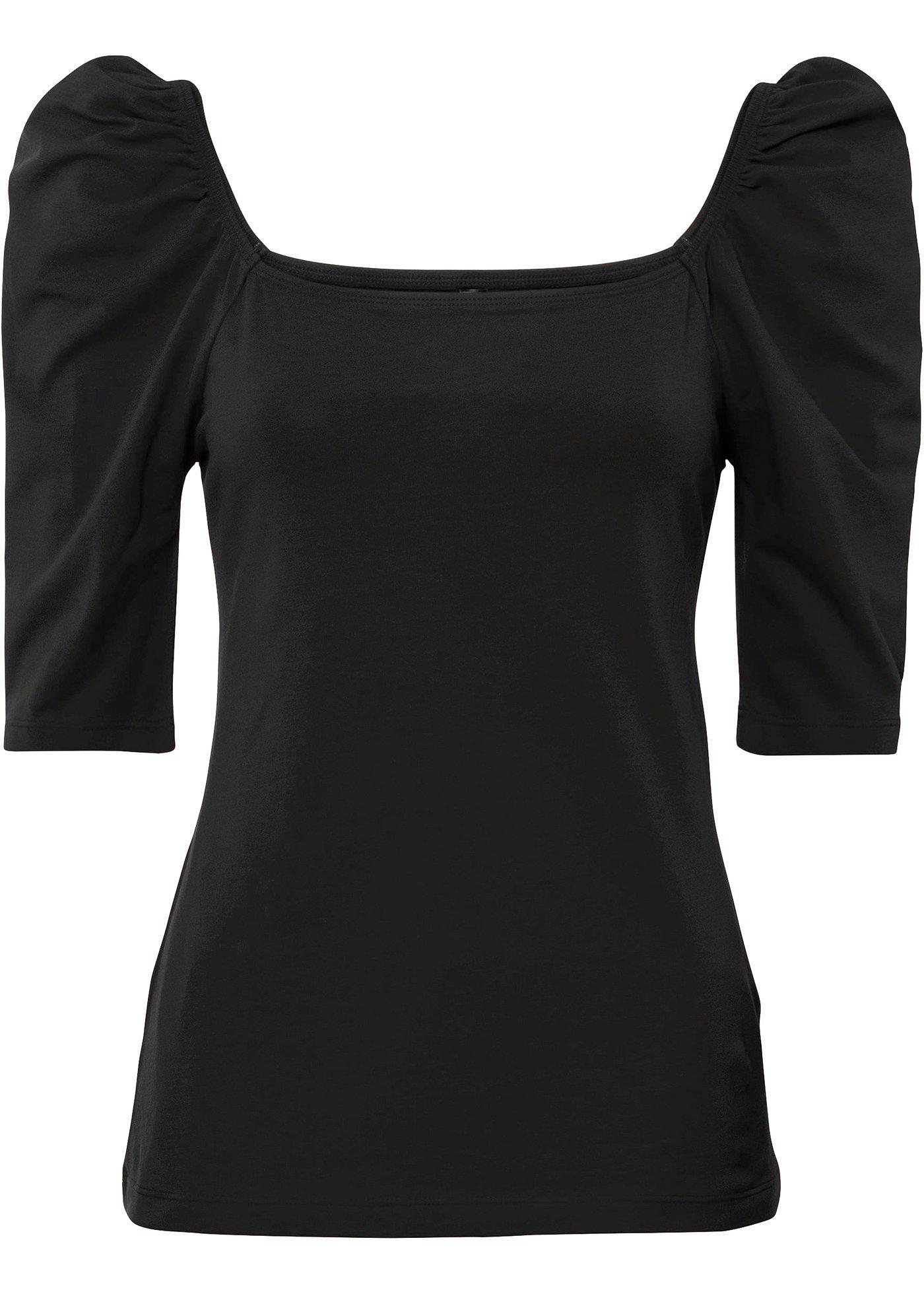 T-shirt avec manches bouffantes en coton bio