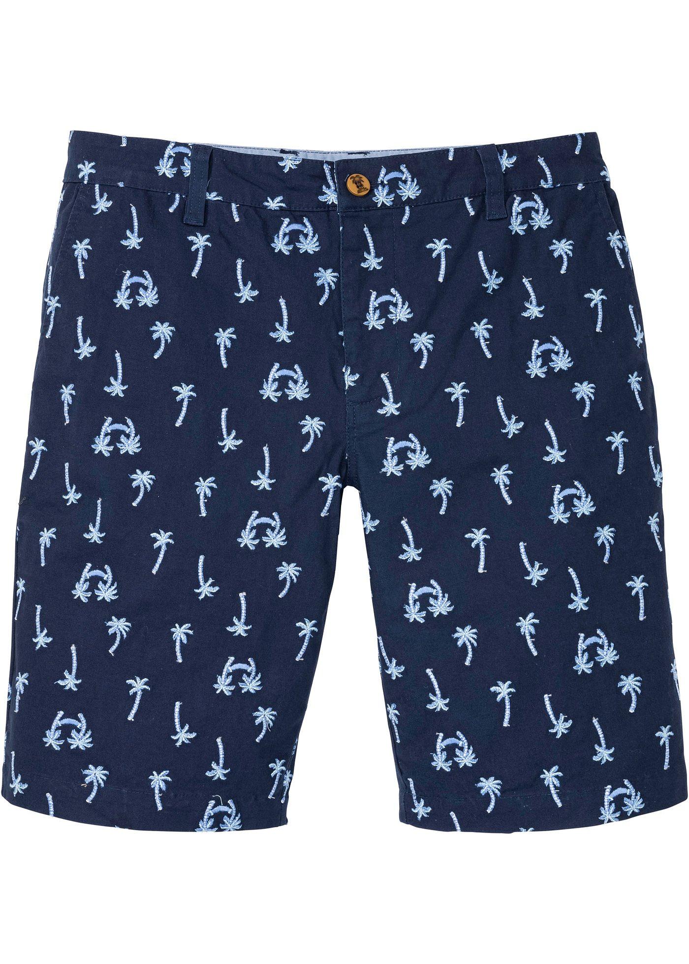 Bermuda extensible Regular Fit avec broderie