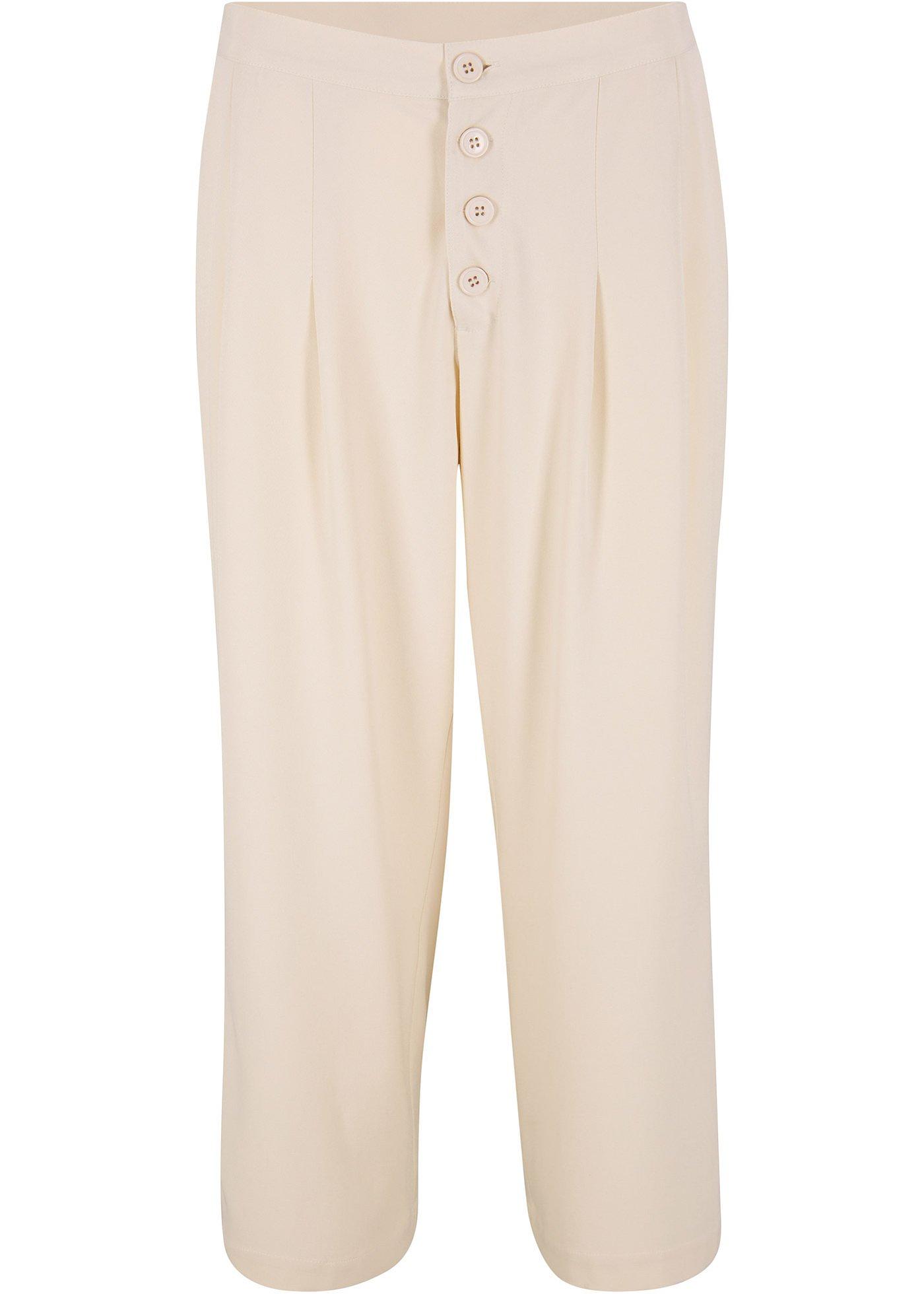 Jupe-culotte avec patte de boutonnage, longueur mollet