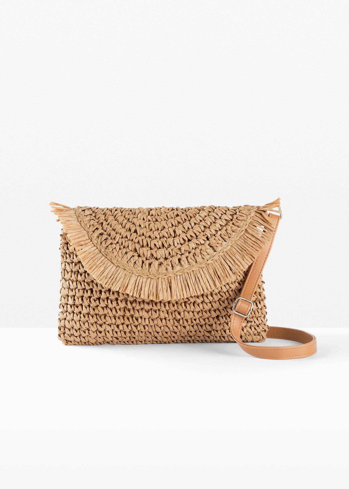 Sac à bandoulière en paille