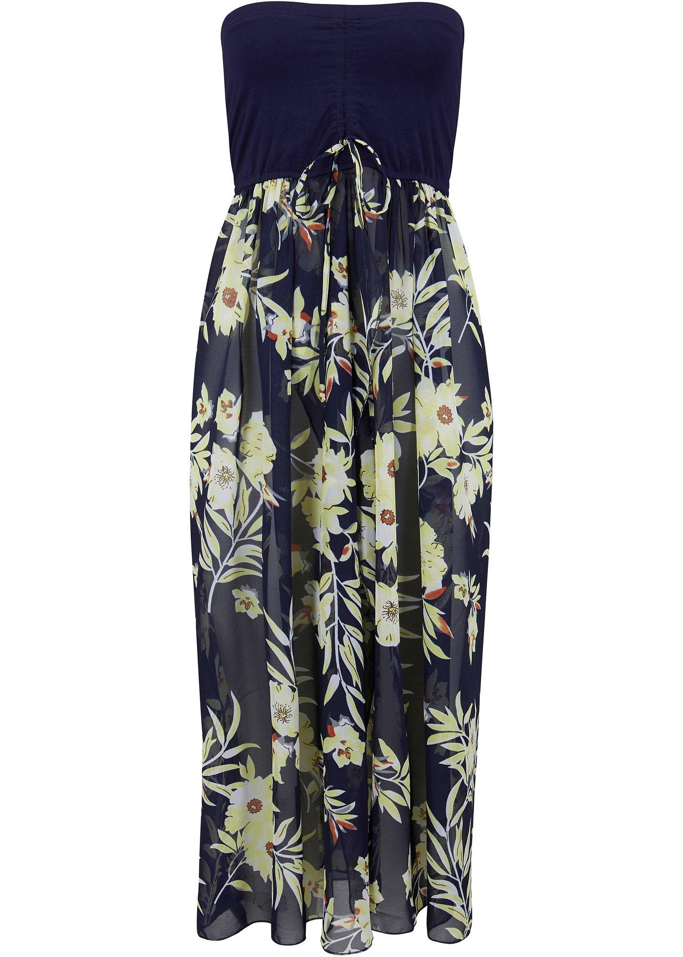 Robe bandeau de plage