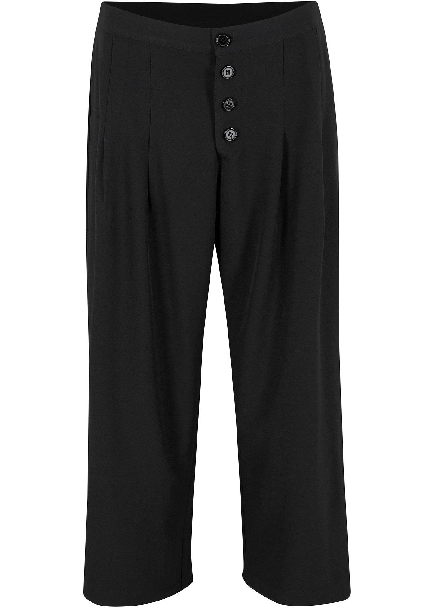 Jupe-culotte avec patte de boutonnage, longueur mollet