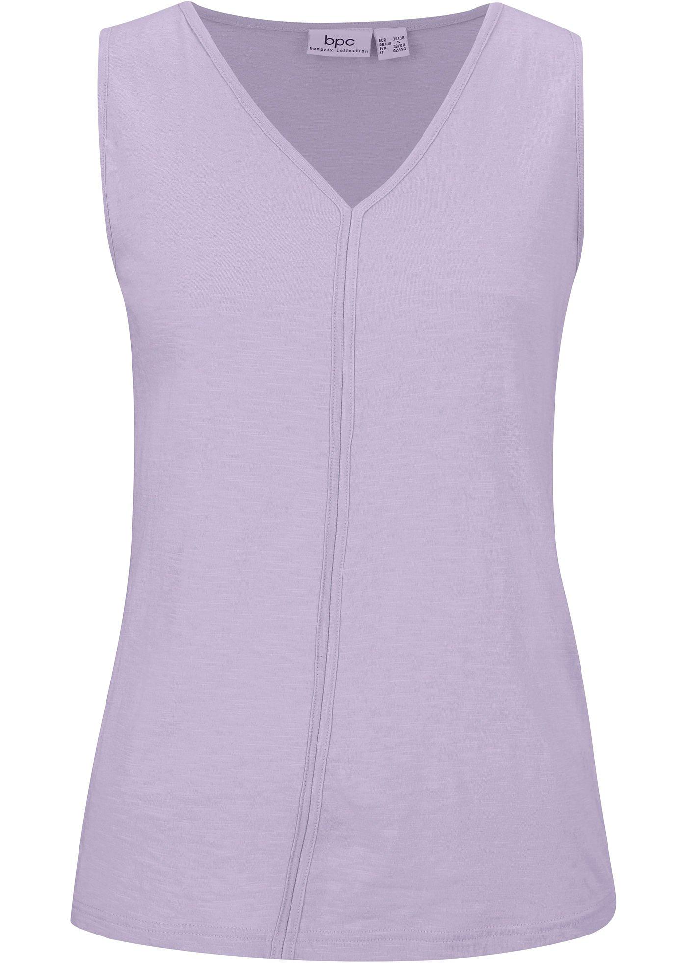 Top T-shirt avec col V