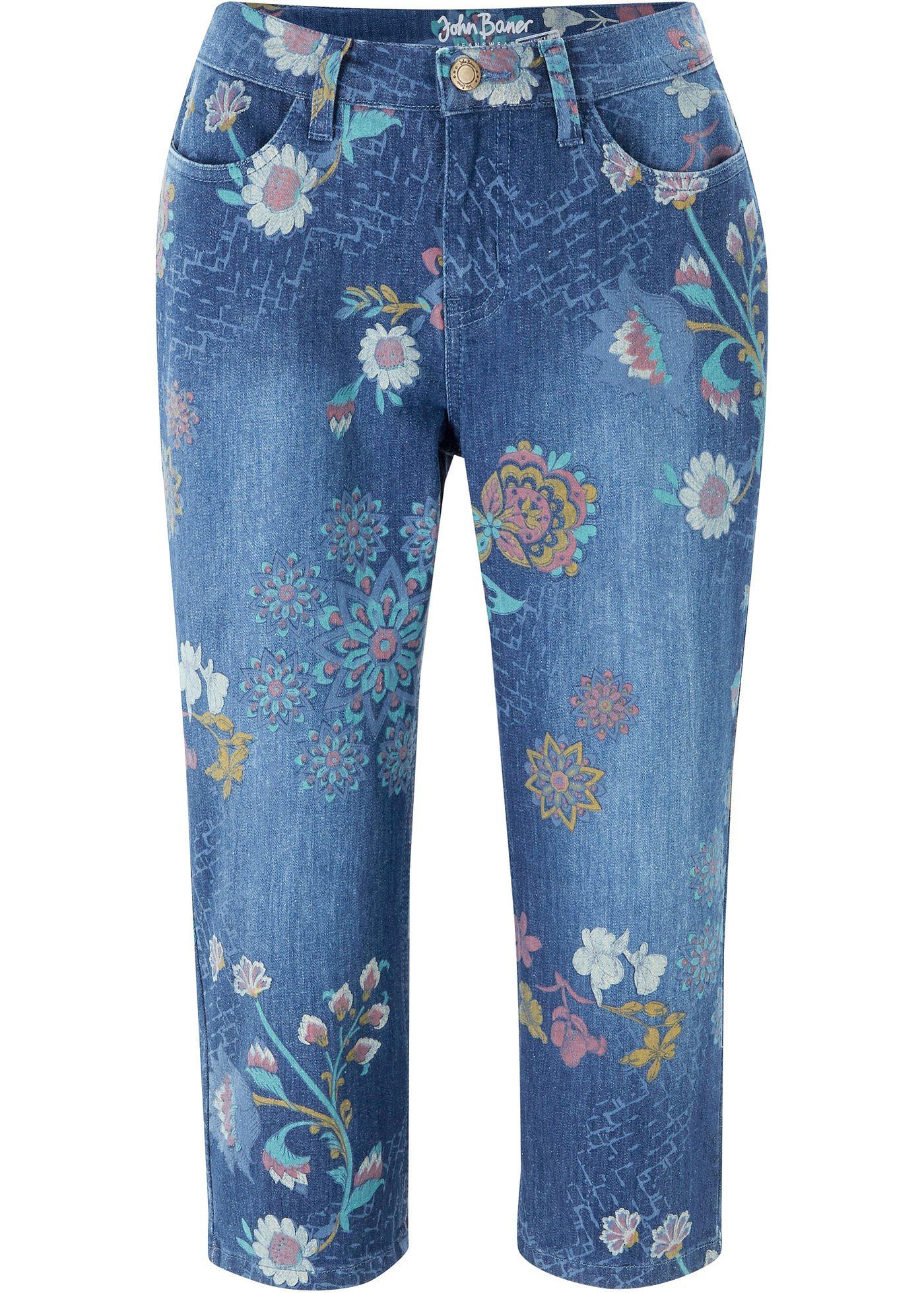 Jean corsaire extensible, imprimé