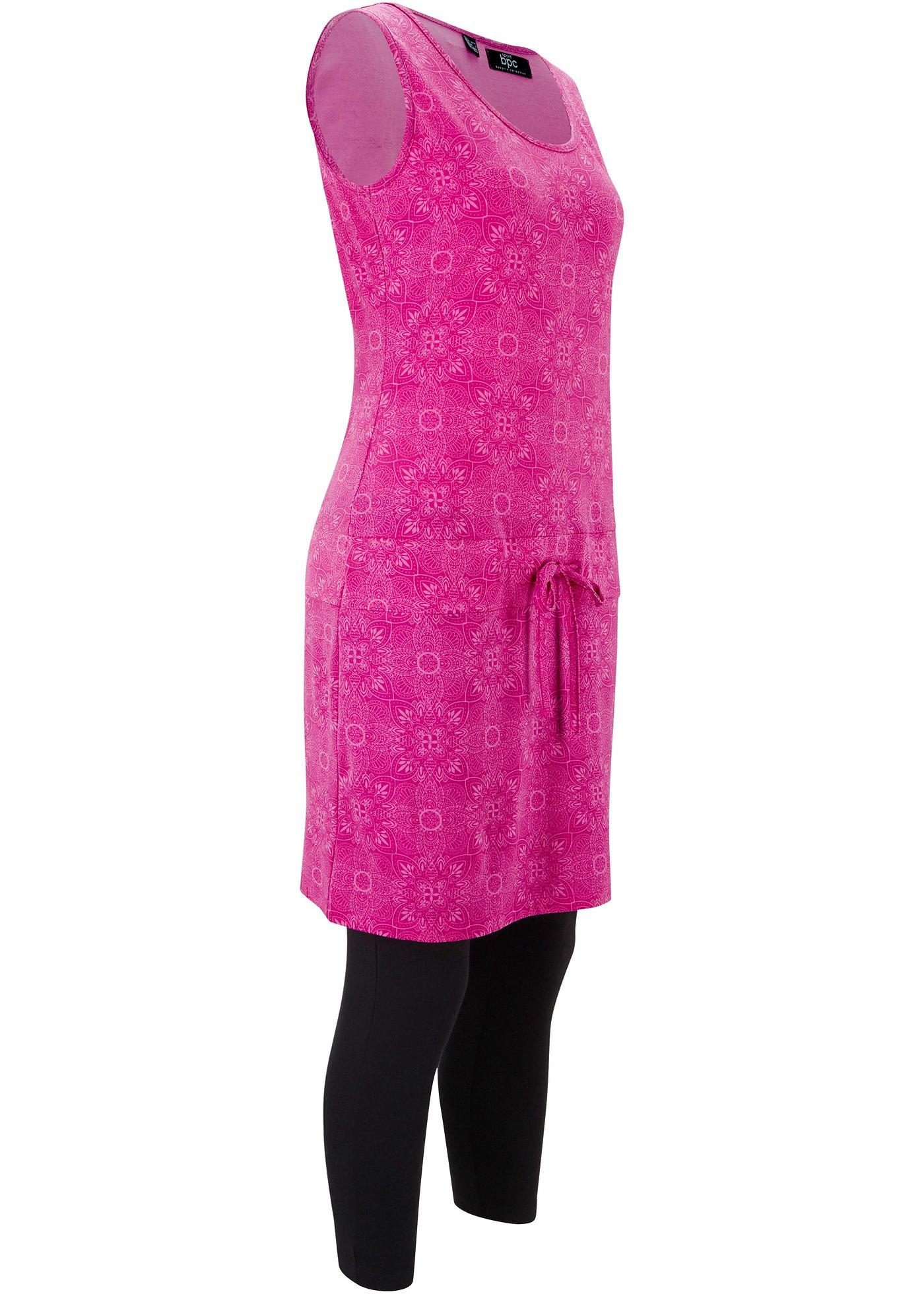 Robe T-shirt et legging 3/4 (Ens. 2 pces.)