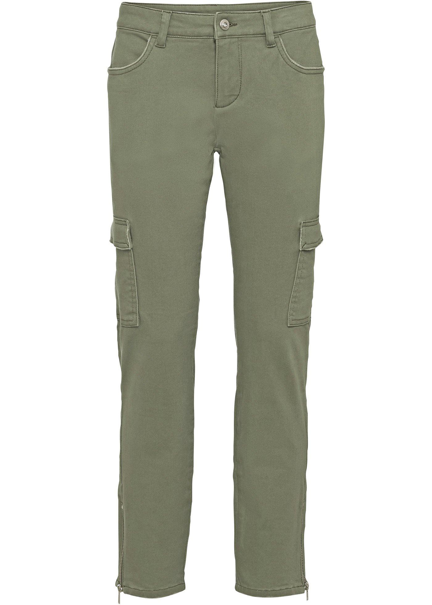 Pantalon twill avec poches appliquées