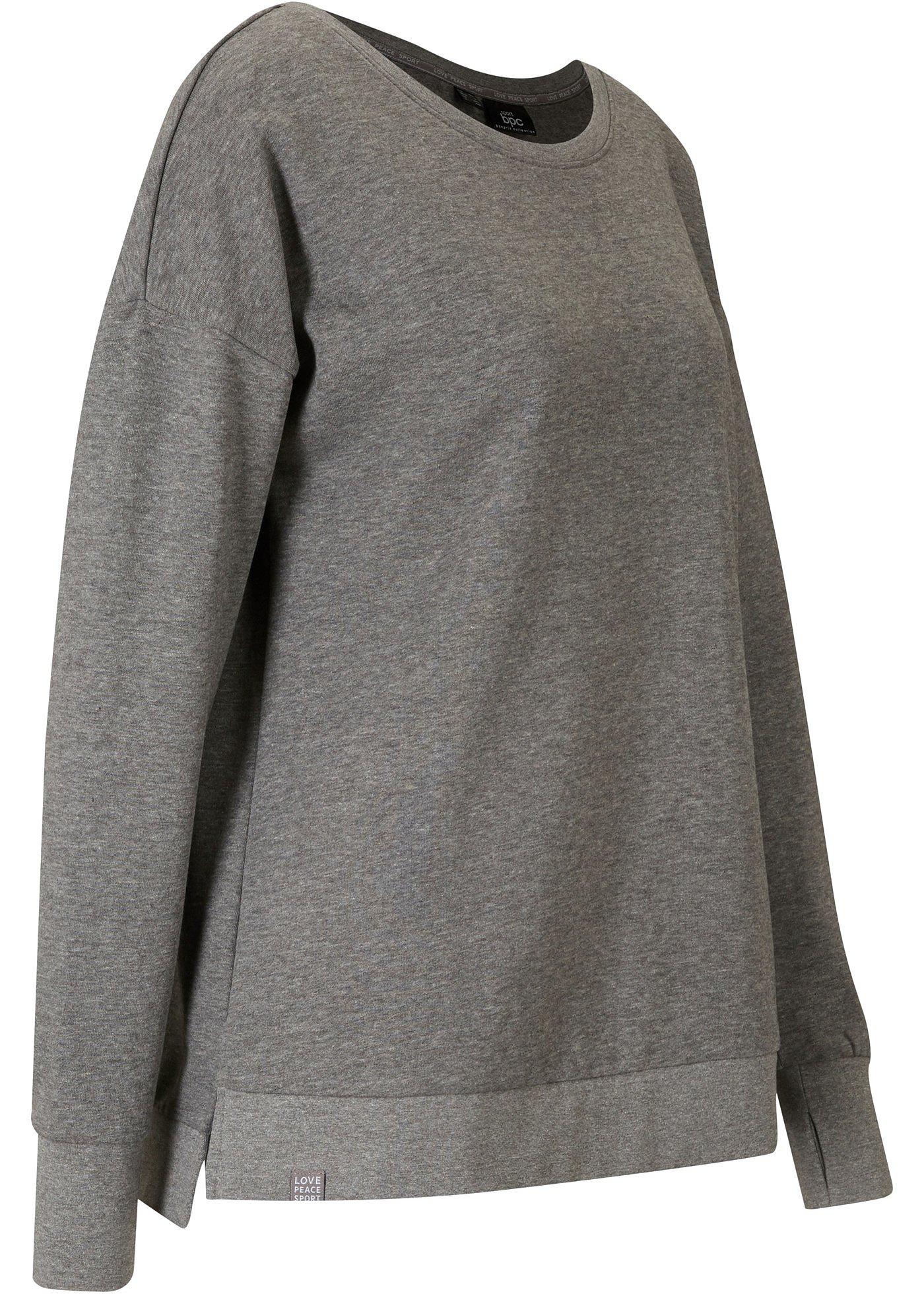 Sweat-shirt avec coton bio, manches longues