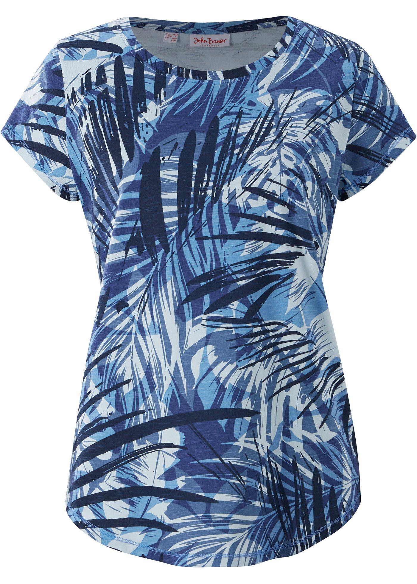 T-shirt coton imprimé à manches mini