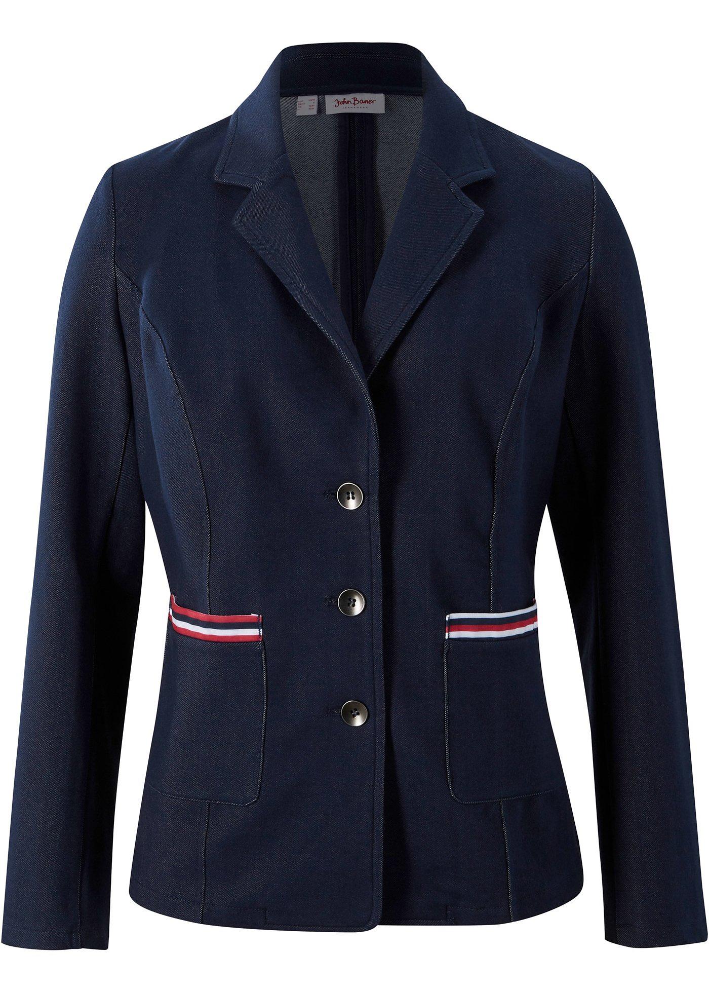 Blazer sweat imitation jean