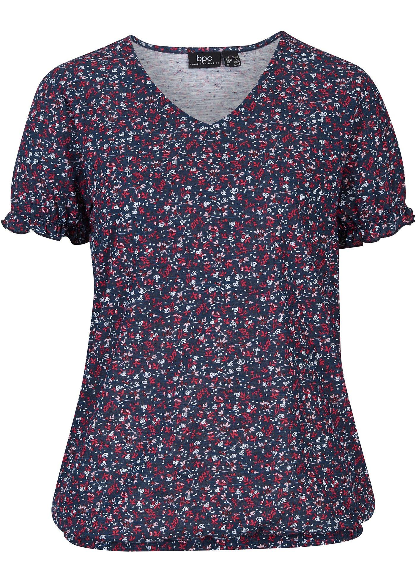 T-shirt avec base élastiquée