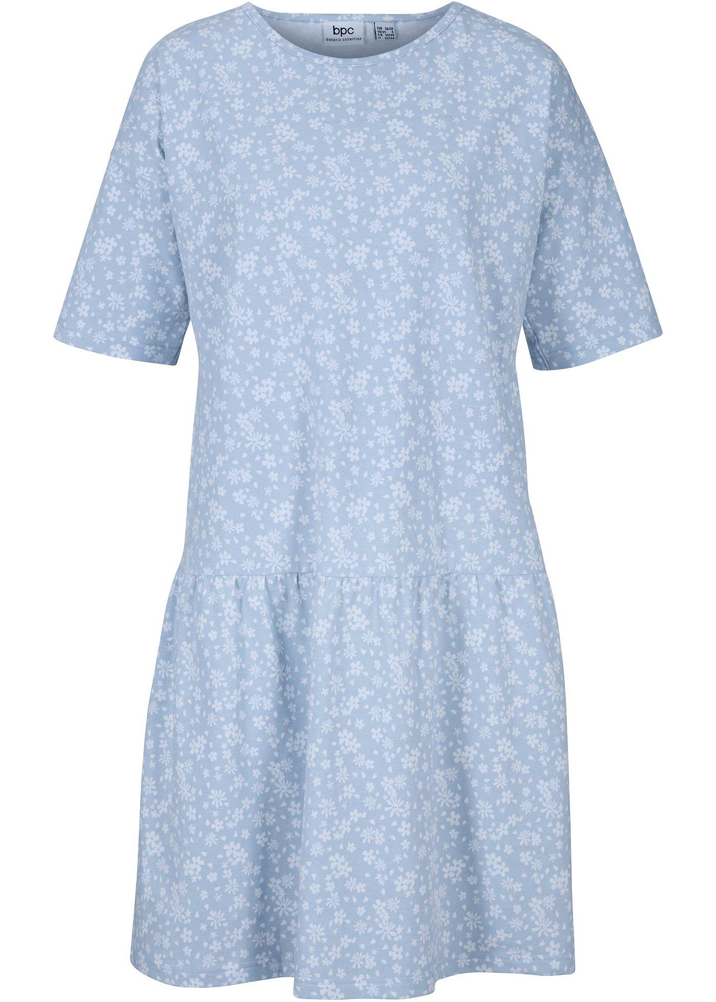 Robe en jersey à volants