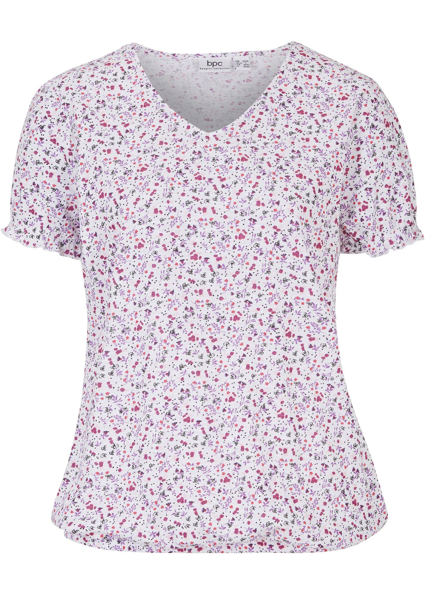 T-shirt avec base élastiquée