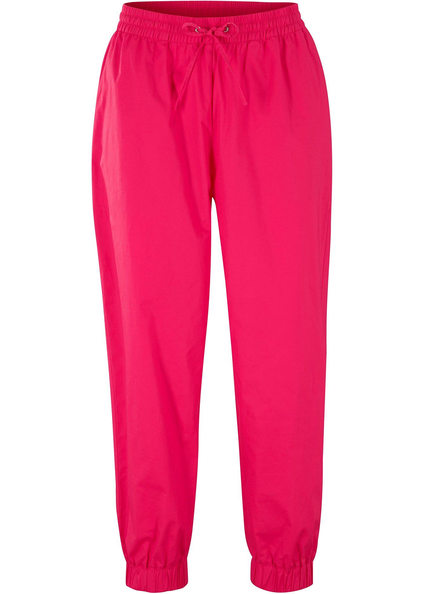 Pantalon large en coton, 7/8