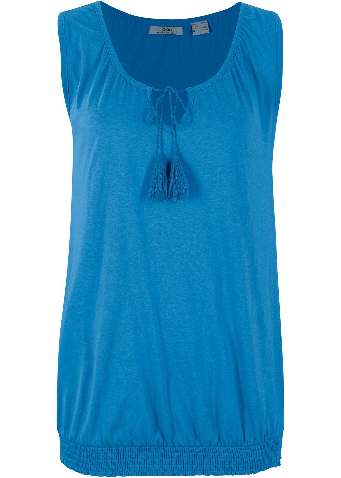 Top long avec base smockée