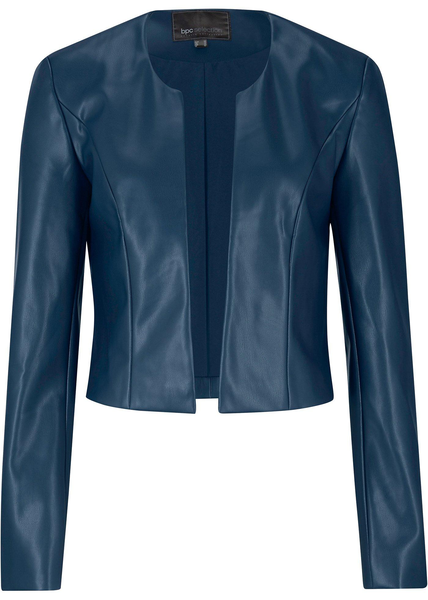 Boléro en synthétique imitation cuir