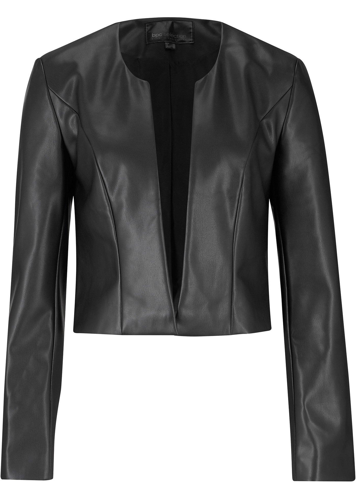 Boléro en synthétique imitation cuir