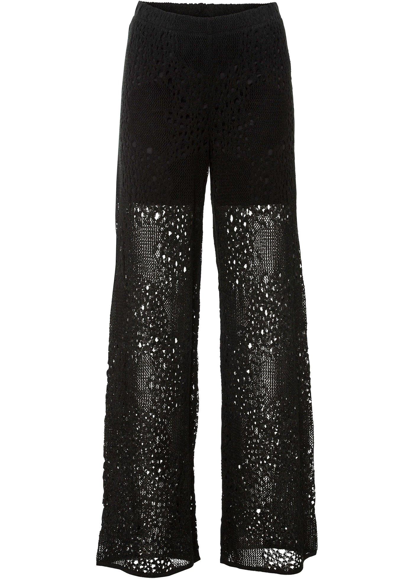 Pantalon en maille taille extensible