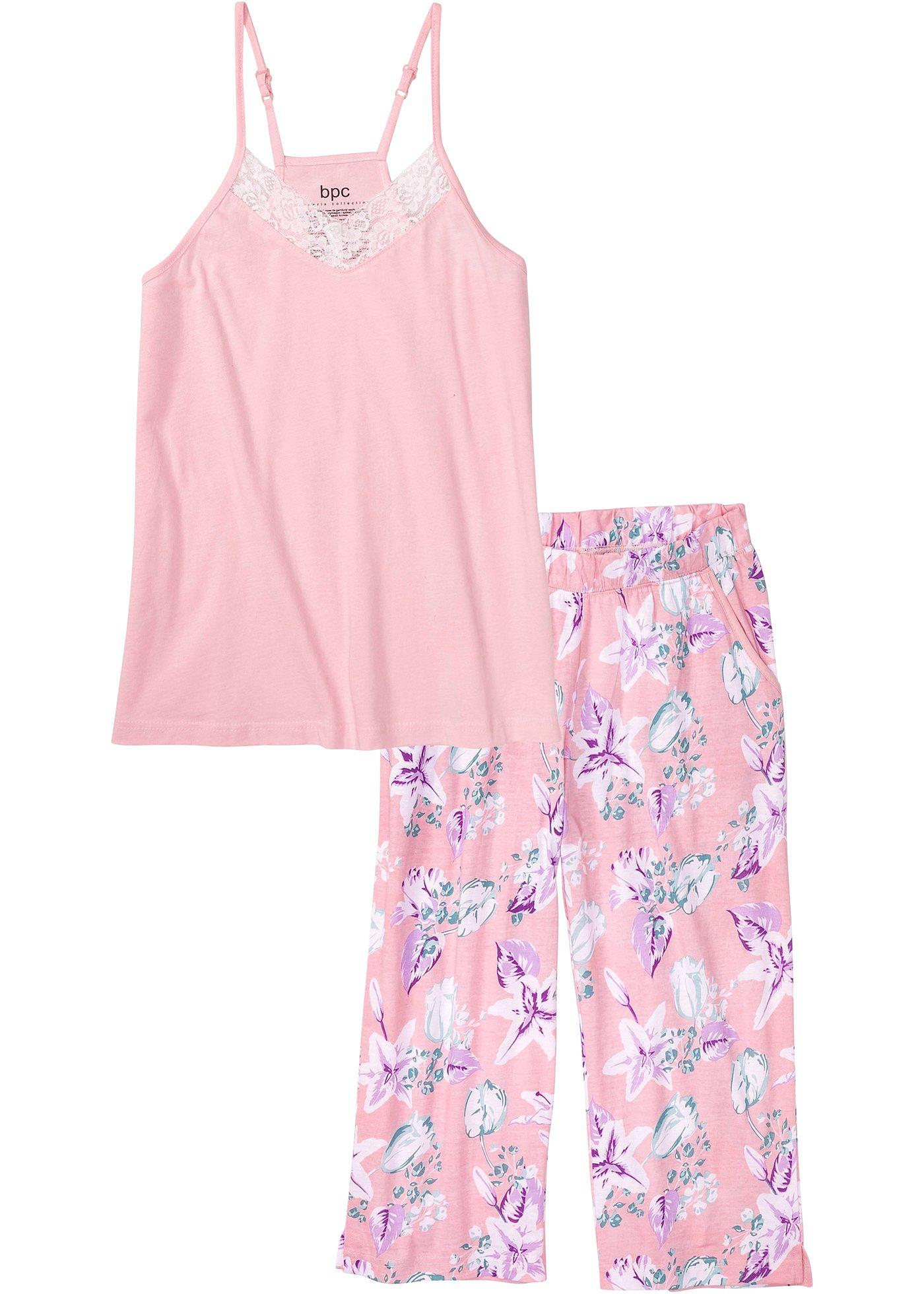 Pyjama corsaire en coton bio