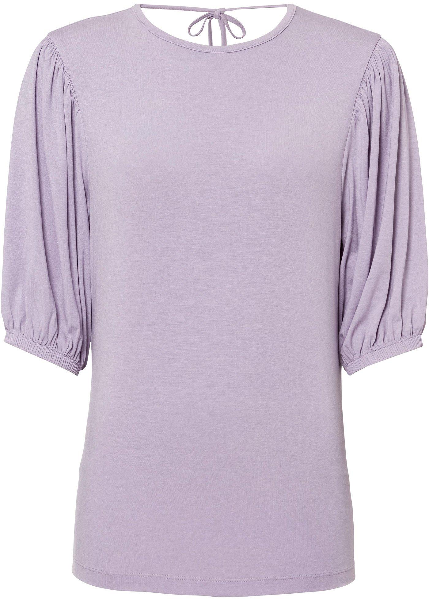 T-shirt avec décolleté dos en viscose durable