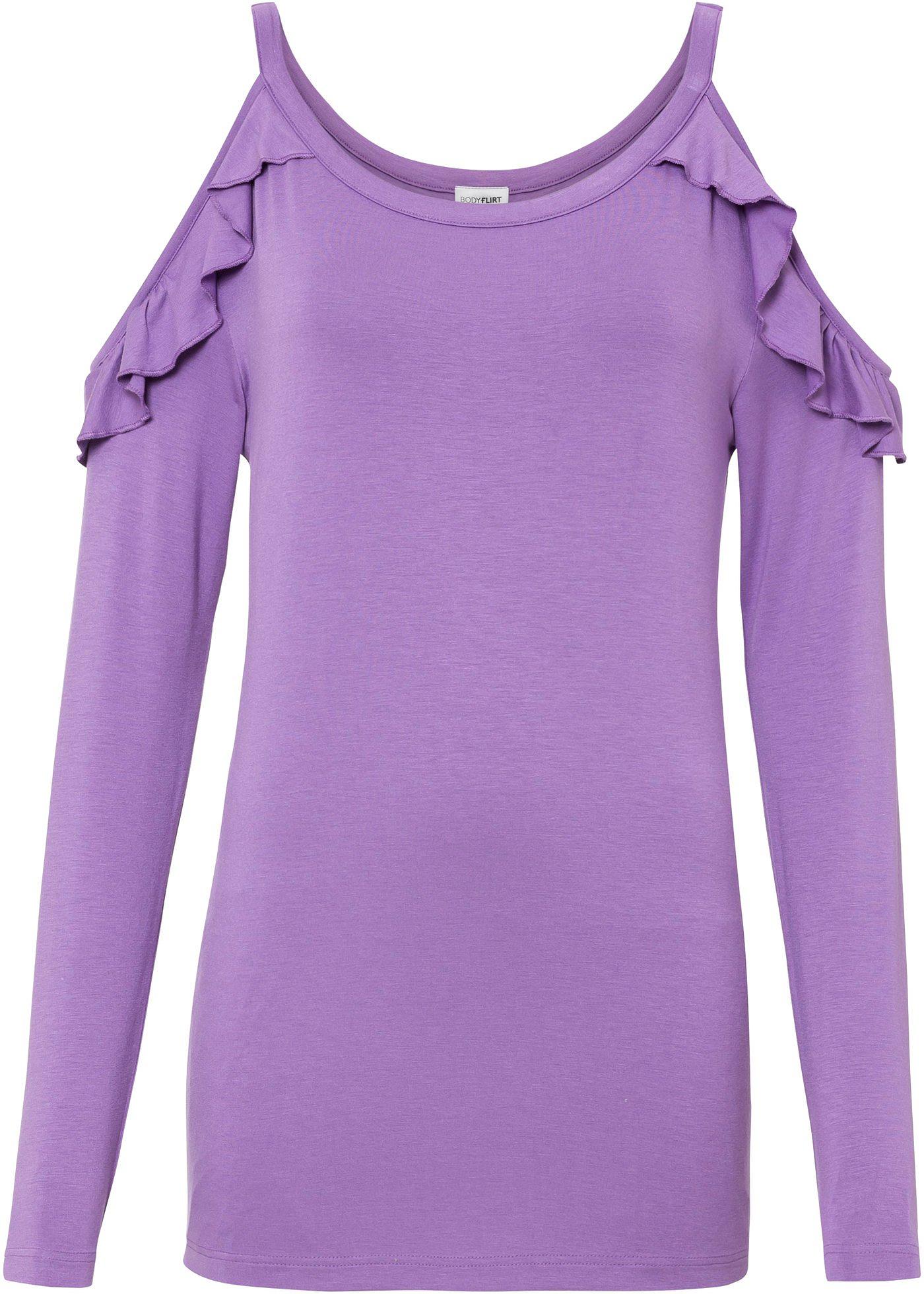 T-shirt à épaules découpées en viscose durable