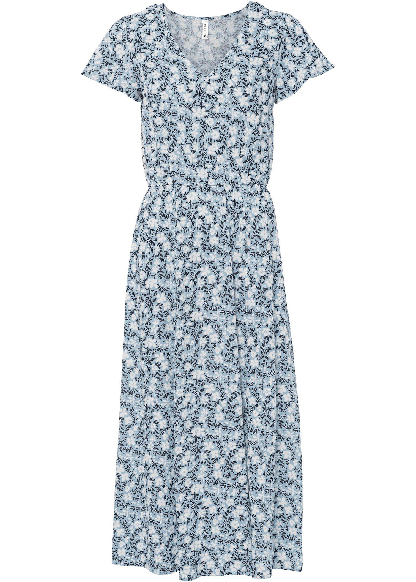 Robe midi en viscose durable