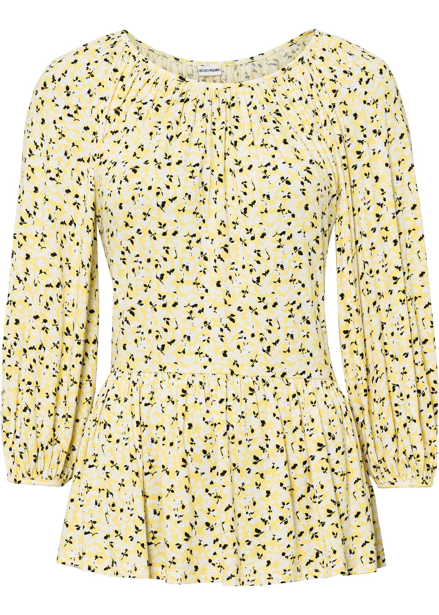 T-shirt à manches ballon avec LENZING™ ECOVERO™