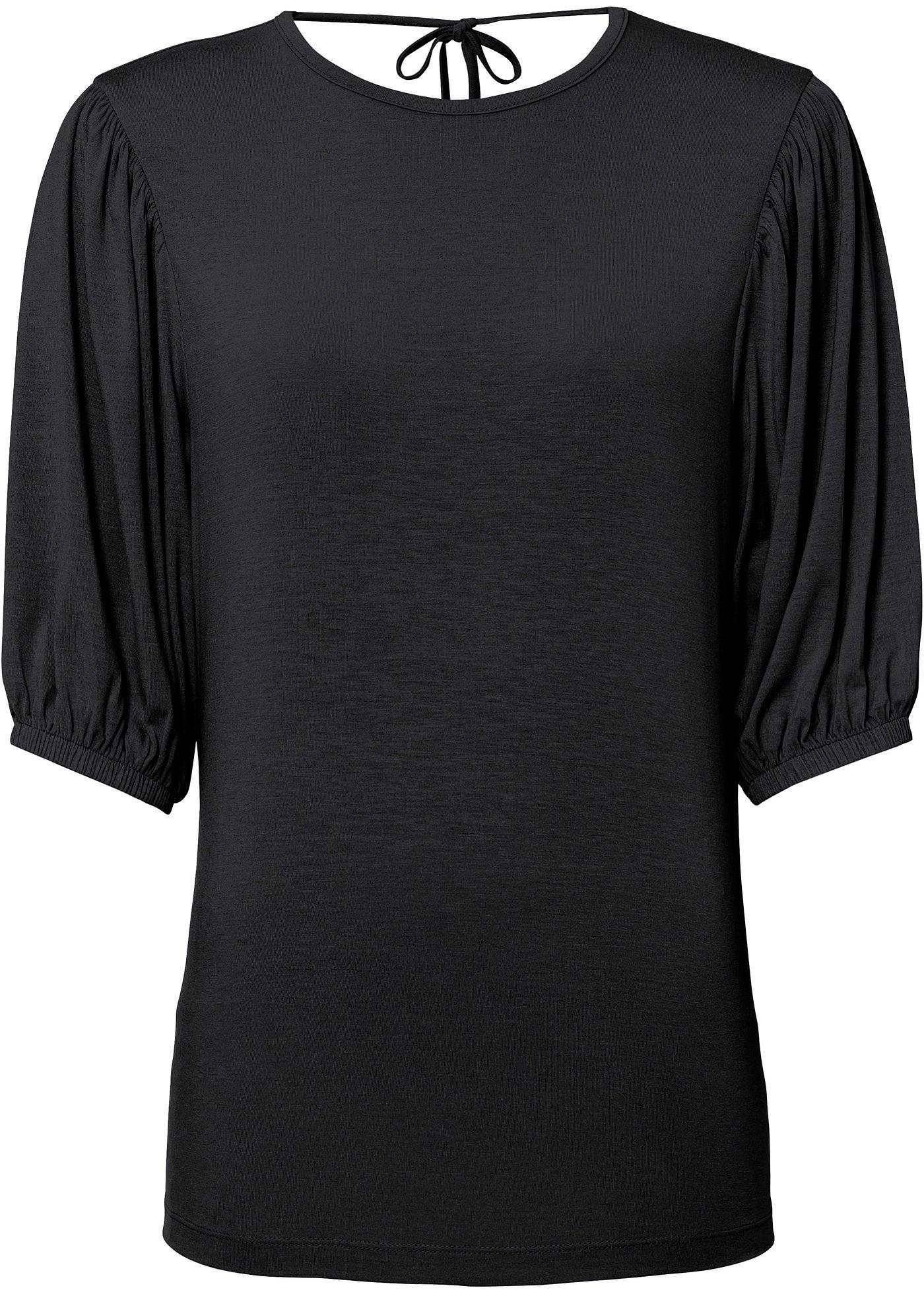 T-shirt avec décolleté dos en viscose durable