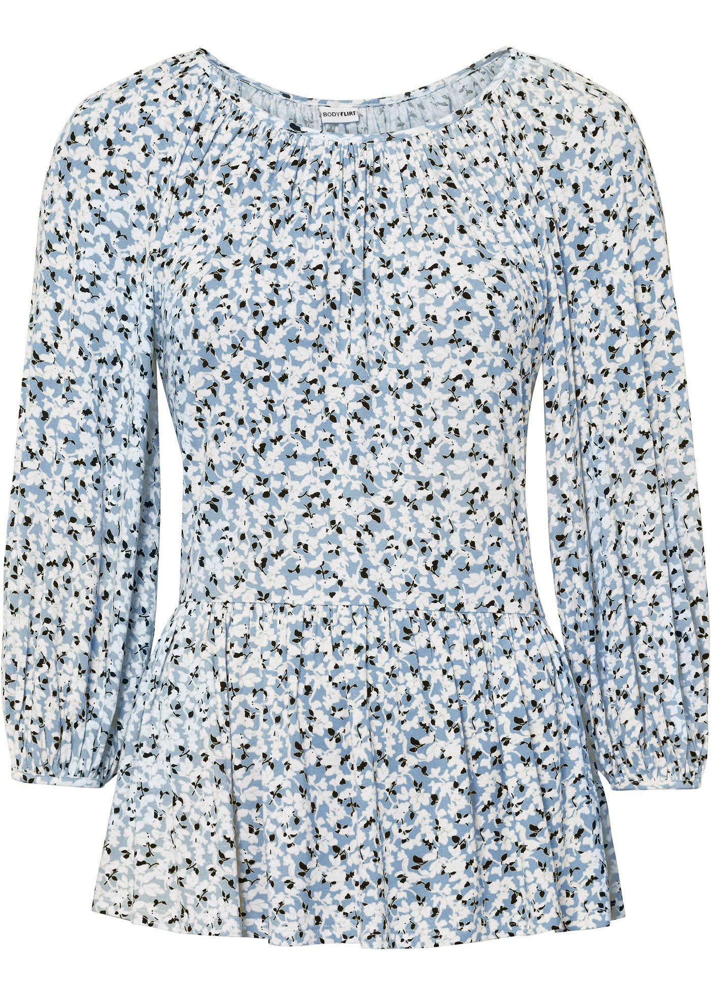 T-shirt à manches ballon avec LENZING™ ECOVERO™