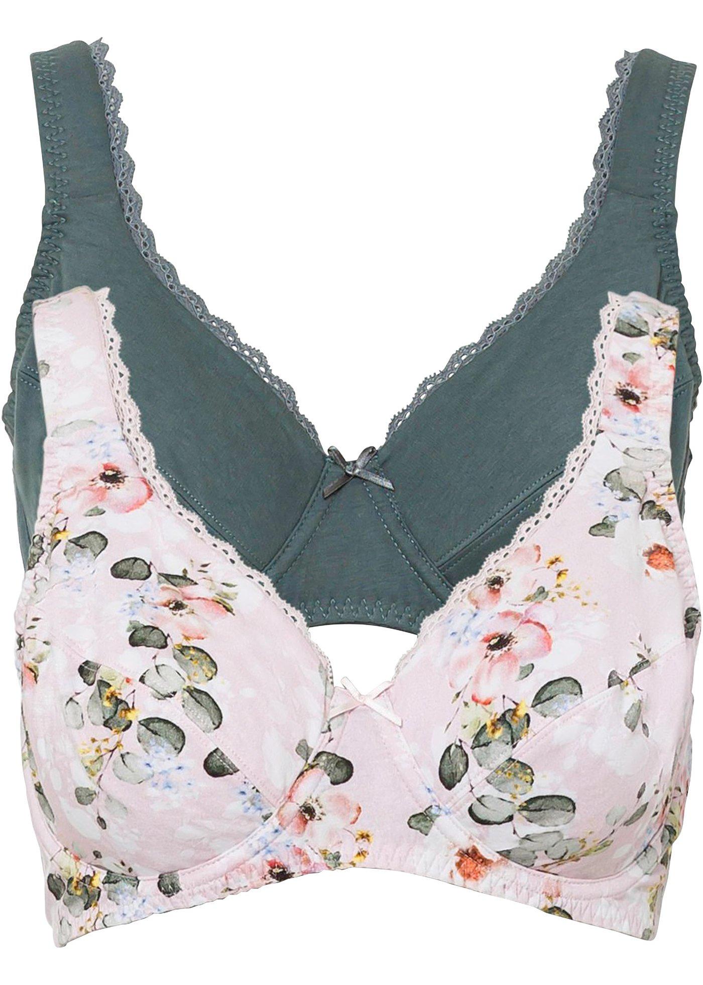 Lot de 2 soutiens-gorge avec armatures en matière douce