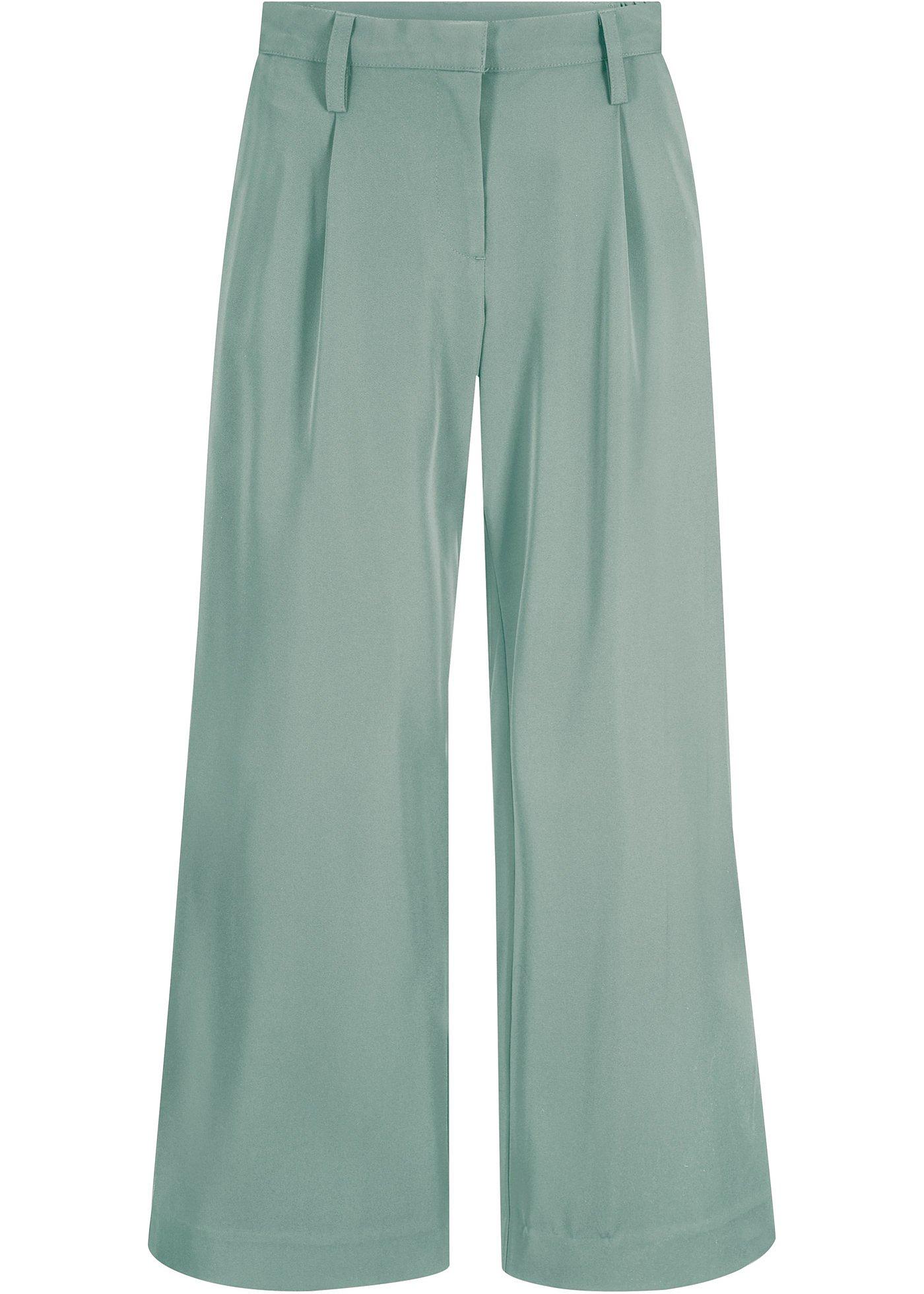 Pantalon extensible 7/8, taille semi-élastiquée, Loose Fit