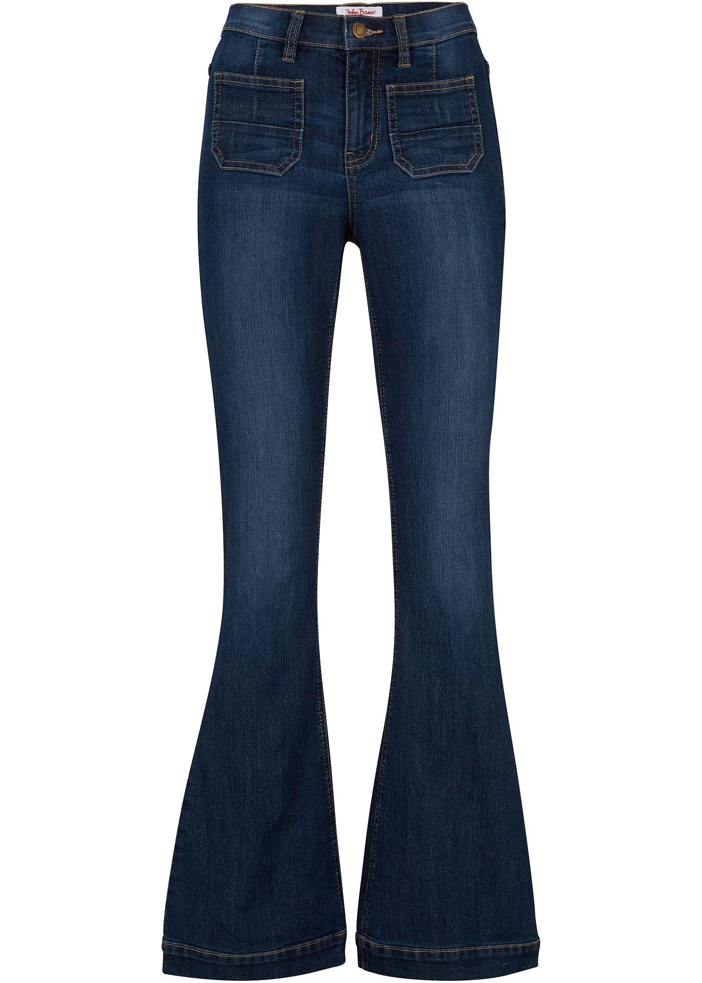 Jean confort-stretch pattes d'eph, SLIM