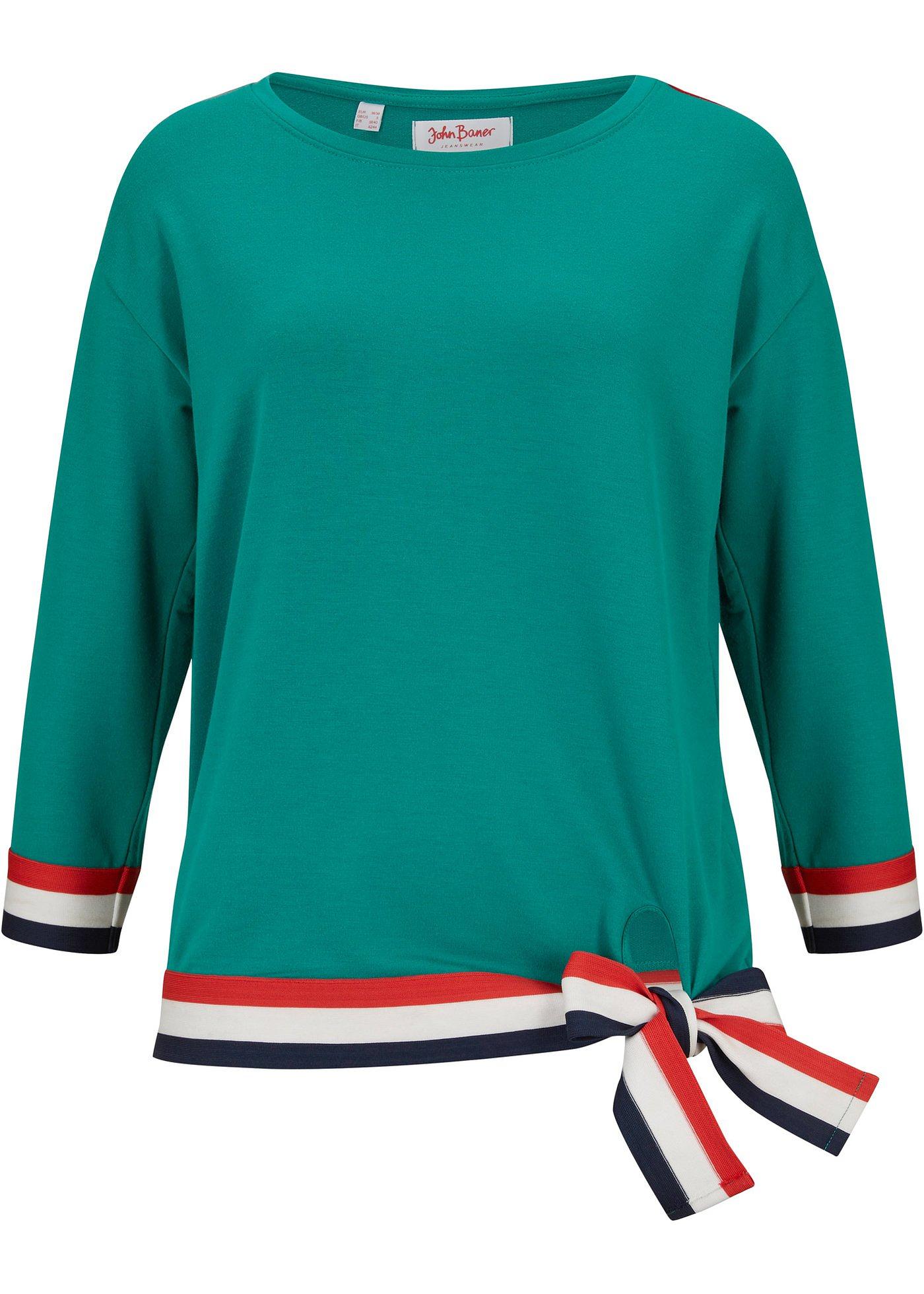 Sweat-shirt, manches 3/4