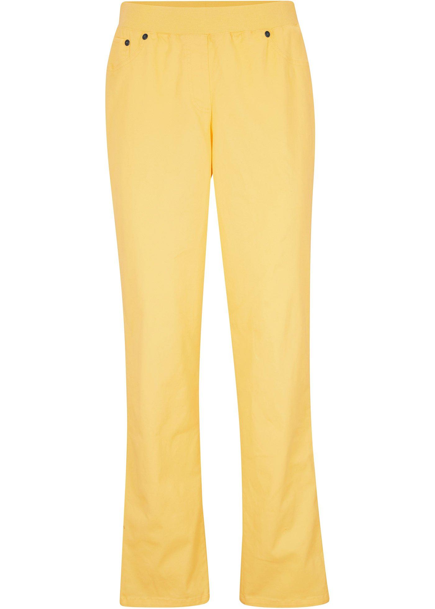 Pantalon à enfiler avec taille confortable, Straight