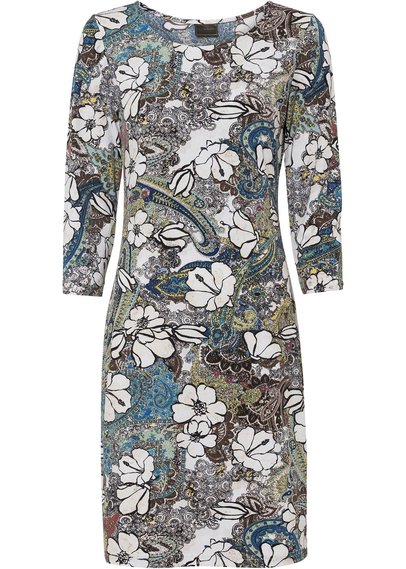 Robe en jersey imprimée